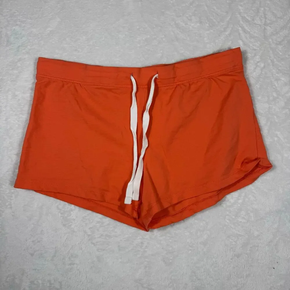 Esmara Women's L 12/14 Shorts Coral Orange Realex Fit‎ Loungewear Activewear